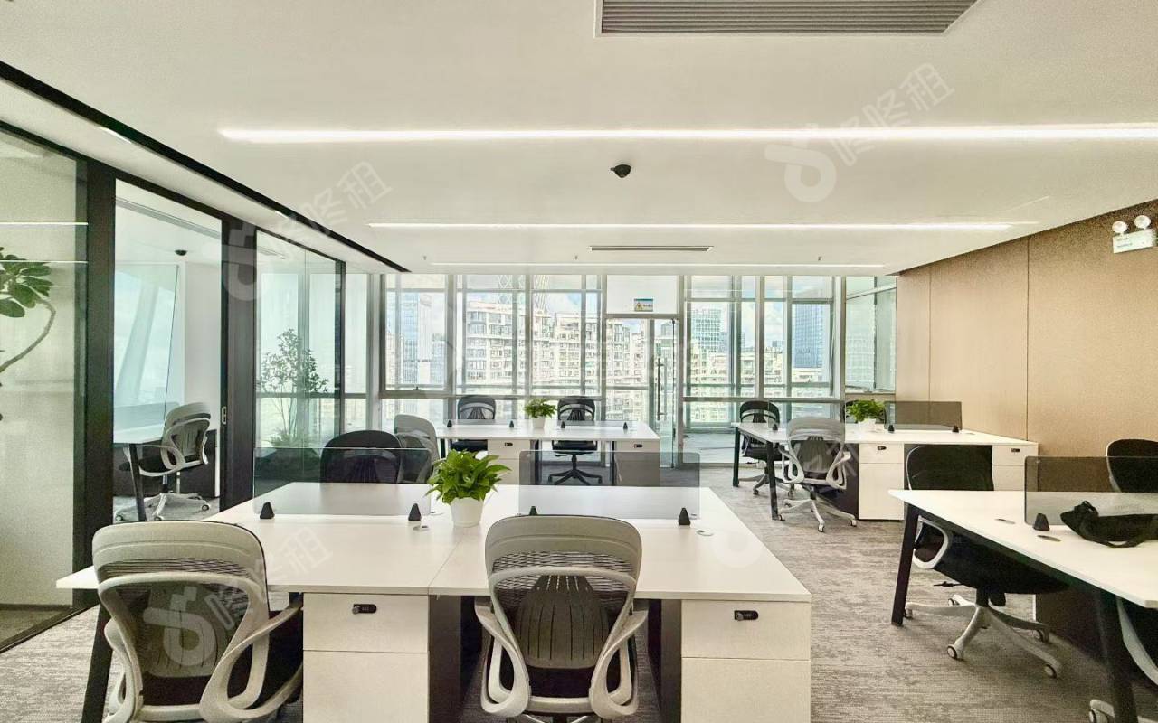 海岸城大厦_258平_精装_办公室开间