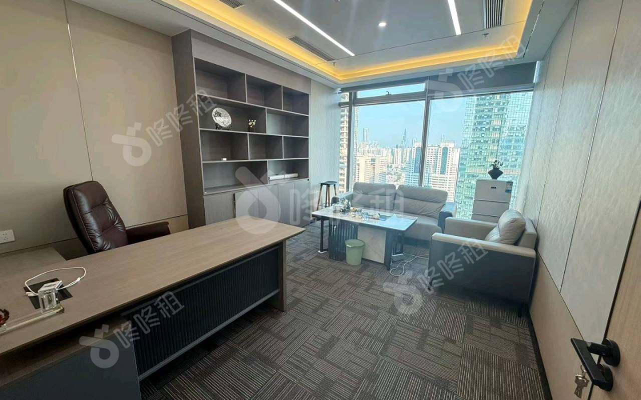 卓越世纪中心_108平_精装_办公室隔间