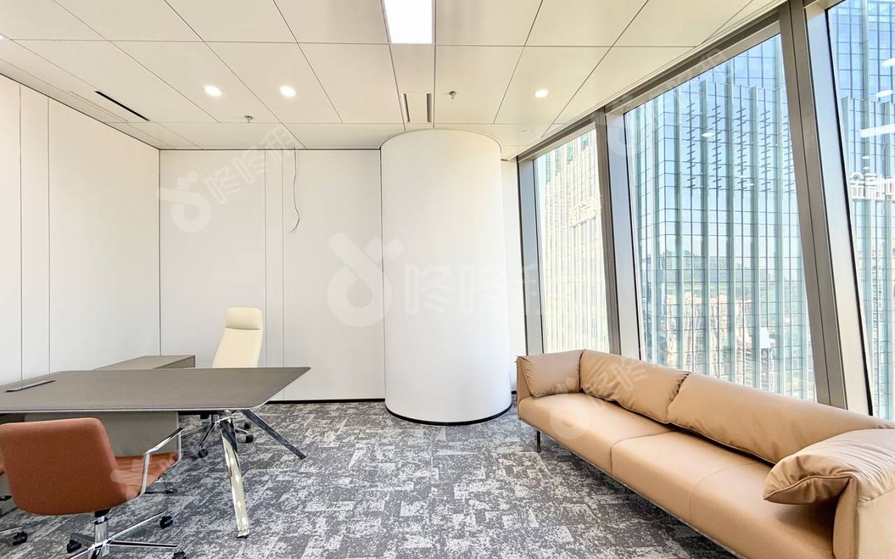 世茂前海中心（前海世茂大厦）_188平_精装_办公室隔间