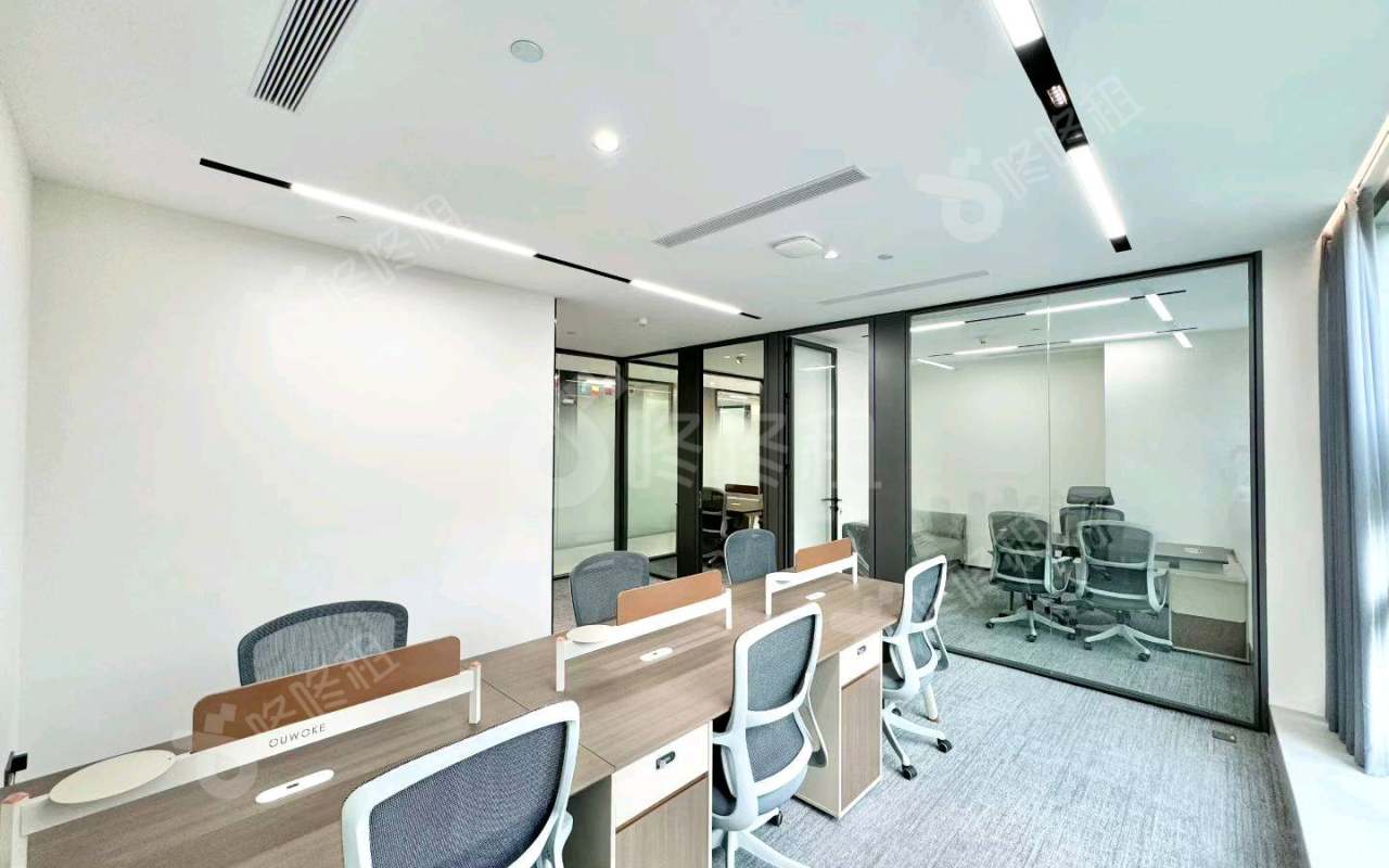 方大大厦_120平_精装_办公室开间