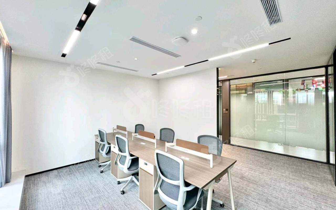 方大大厦_120平_精装_办公室开间