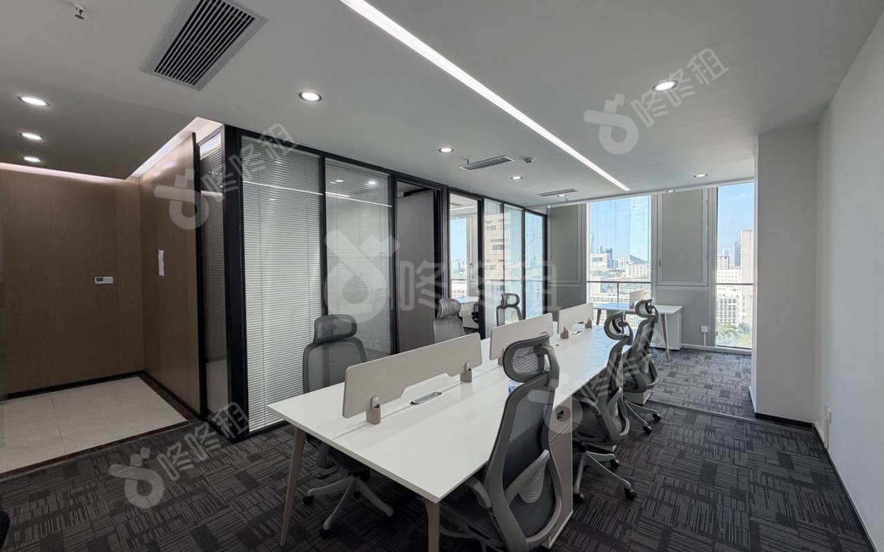 深圳市软件产业基地_150平_精装_办公室开间