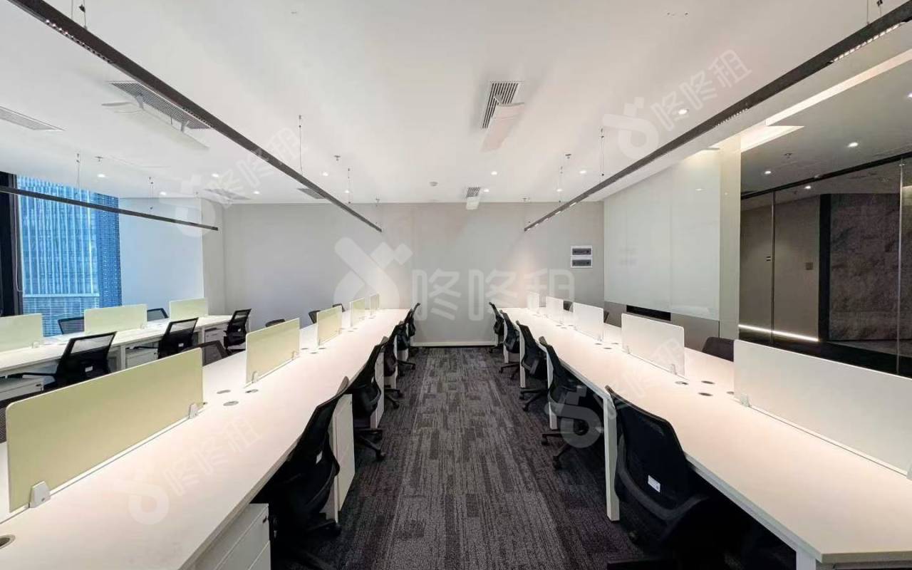 天珑移动大厦_309平_精装_办公室开间