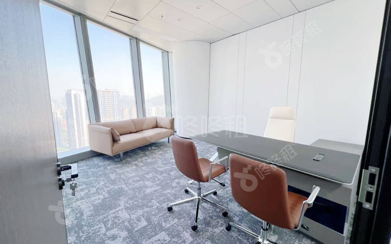 世茂前海中心（前海世茂大厦）_143平_精装_办公室隔间