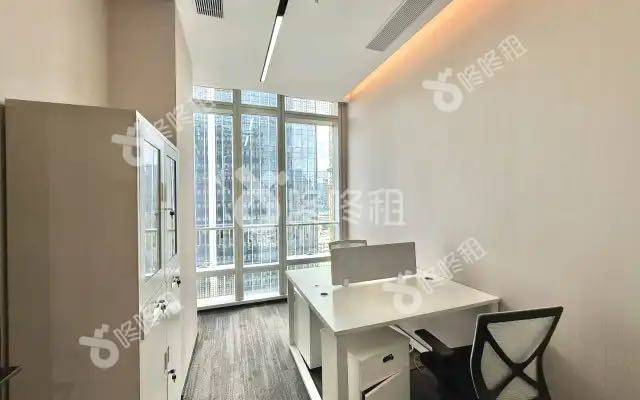 讯美科技广场_315平_精装_办公室隔间