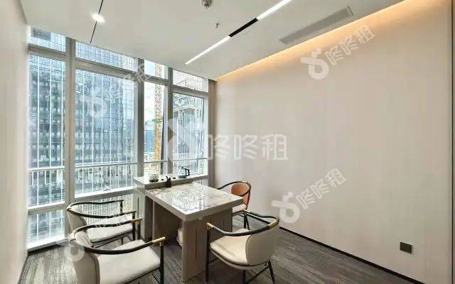 讯美科技广场_315平_精装_办公室隔间