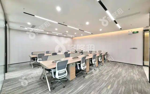 讯美科技广场_315平_精装_办公室开间