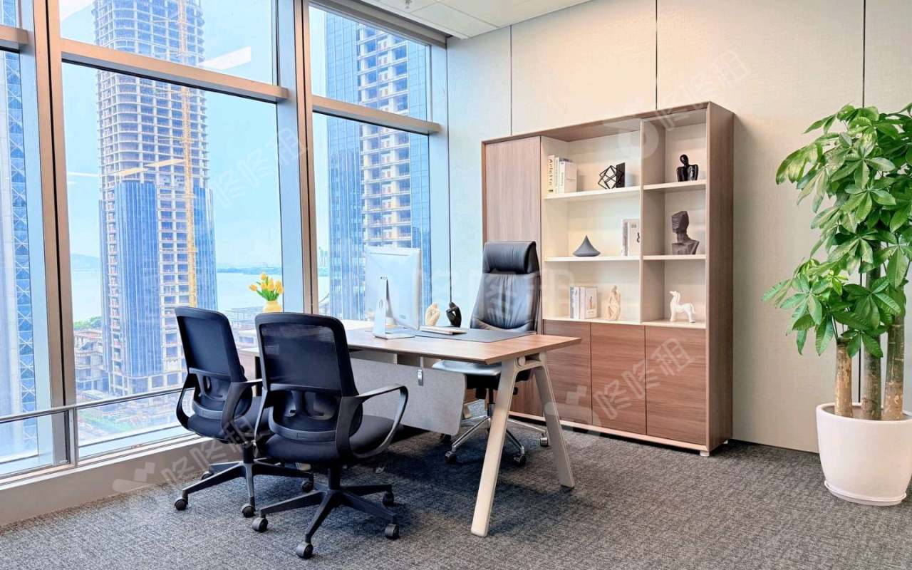 深圳湾SIC超级总部中心_458平_精装_办公室隔间