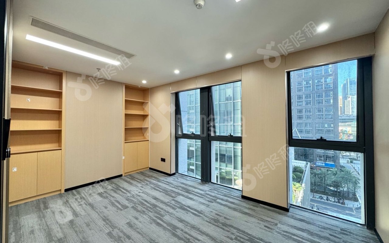 工勘大厦_153平_精装_办公室隔间