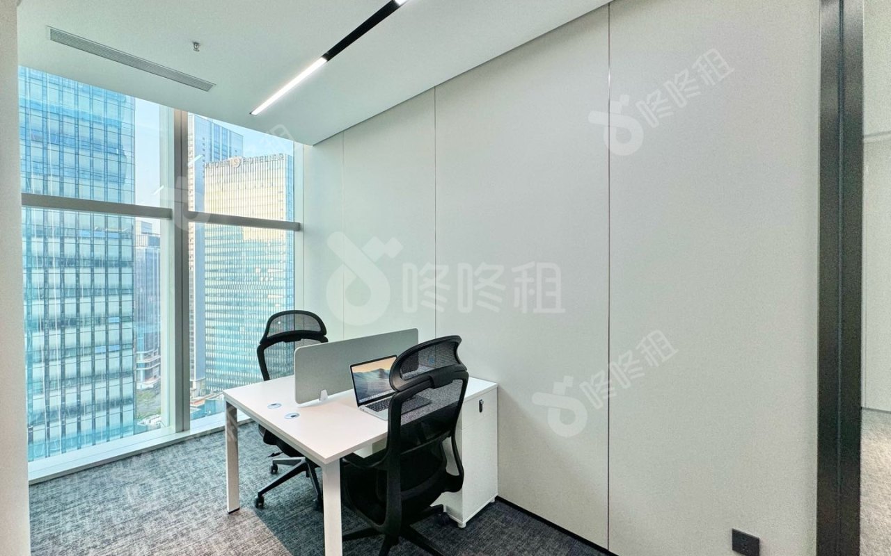 康泰创新广场_116.89平_精装_办公室隔间
