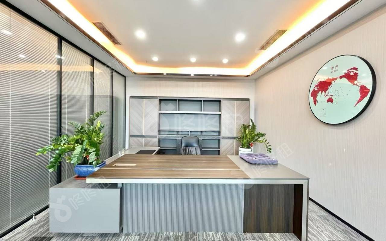 卓越世纪中心_598平_精装_办公室隔间