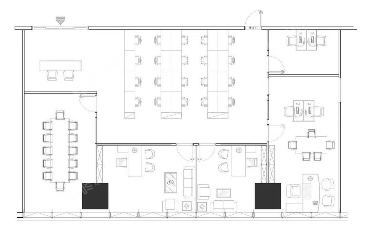 皇庭中心_469平_精装_户型图
