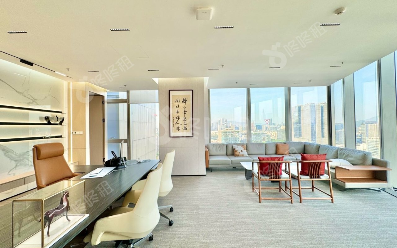 汉京中心（汉京金融中心）_724.78平_豪装_办公室隔间