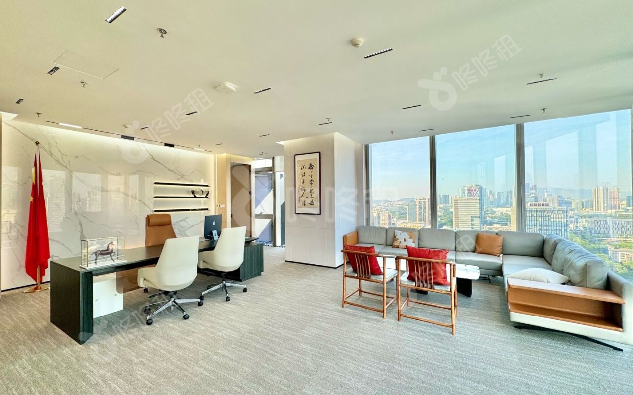 汉京中心（汉京金融中心）_724.78平_豪装_办公室隔间