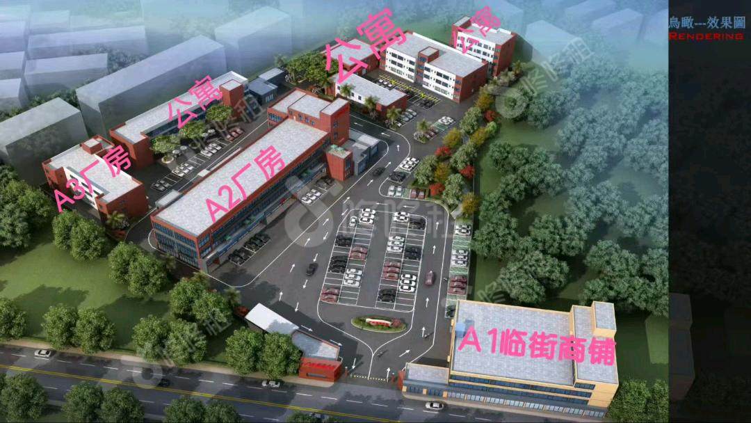 广兴腾商务中心_1500平_简装_办公室开间