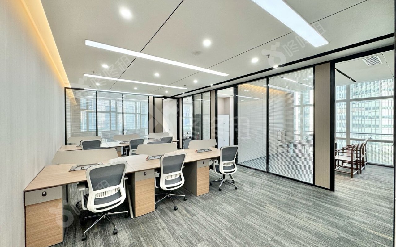 讯美科技广场_282平_精装_办公室开间