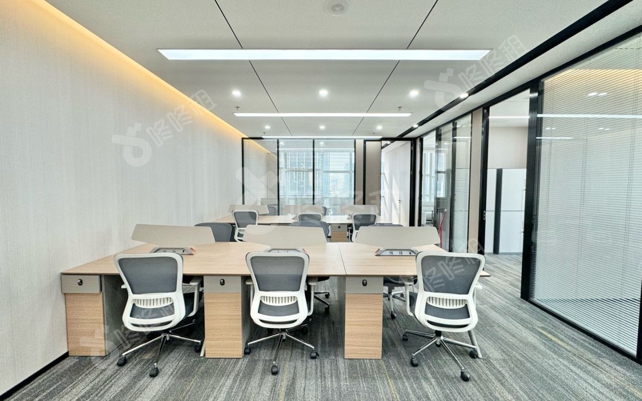 讯美科技广场_282平_精装_办公室开间