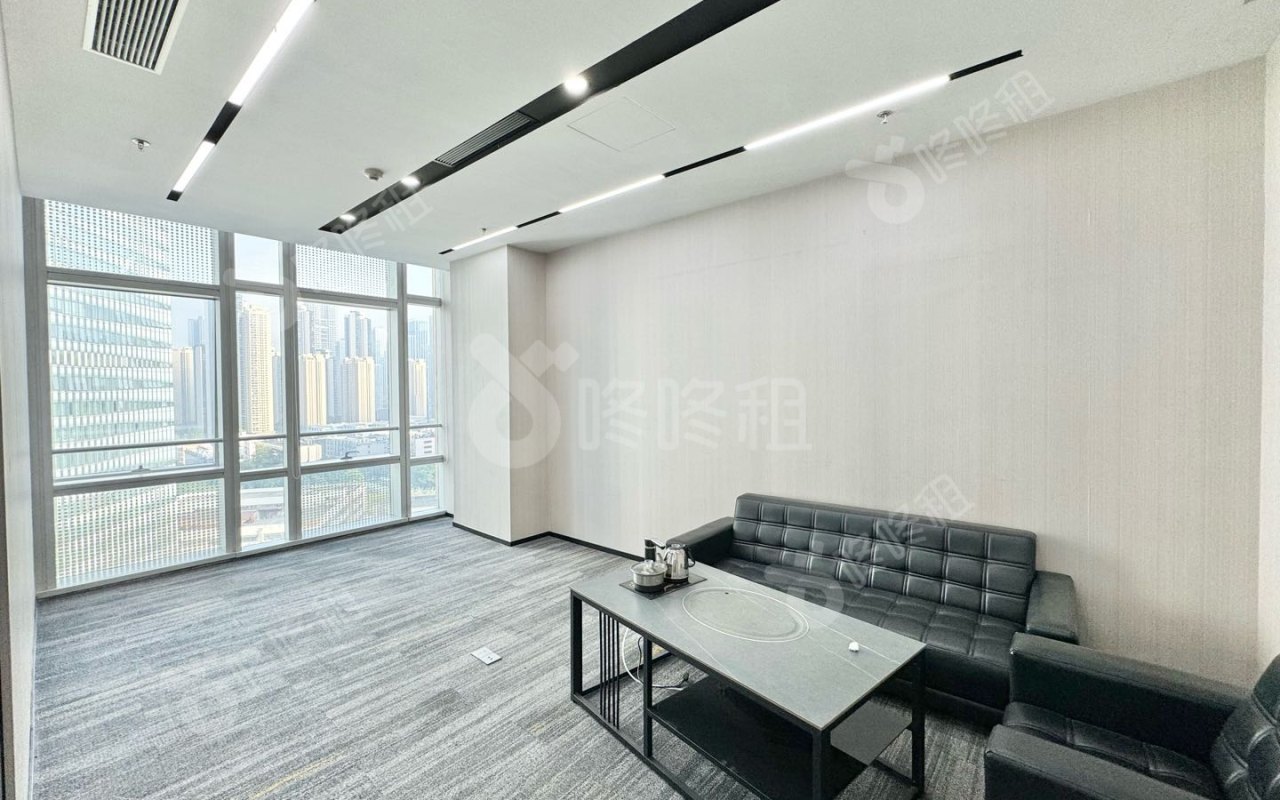 讯美科技广场_282平_精装_办公室隔间