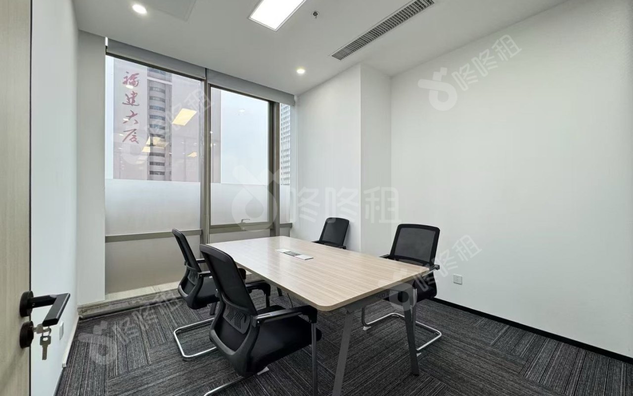 瀚森大厦_140平_精装_办公室隔间