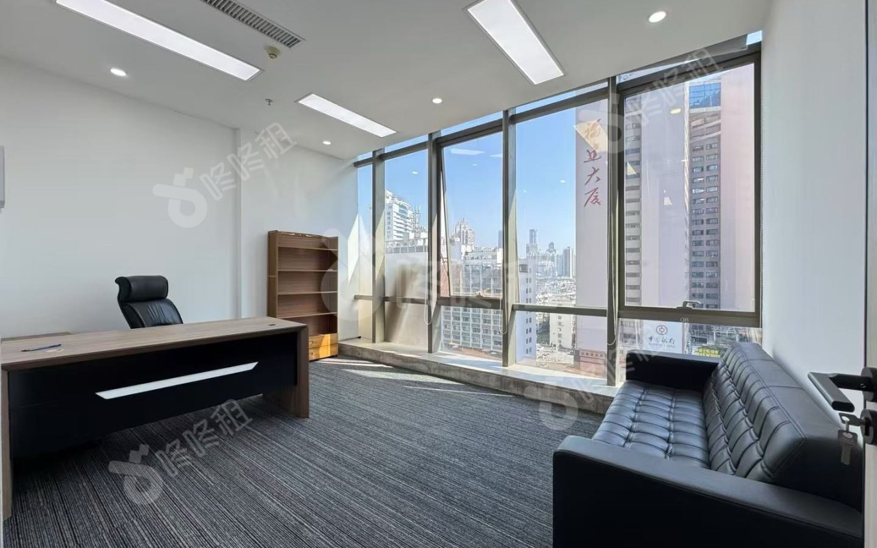 瀚森大厦_126平_精装_办公室隔间