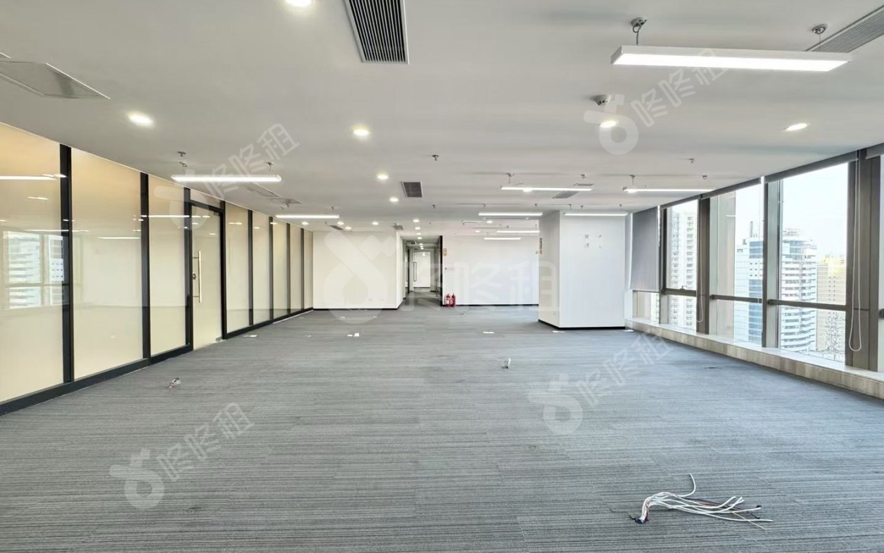 瀚森大厦_488平_精装_办公室开间