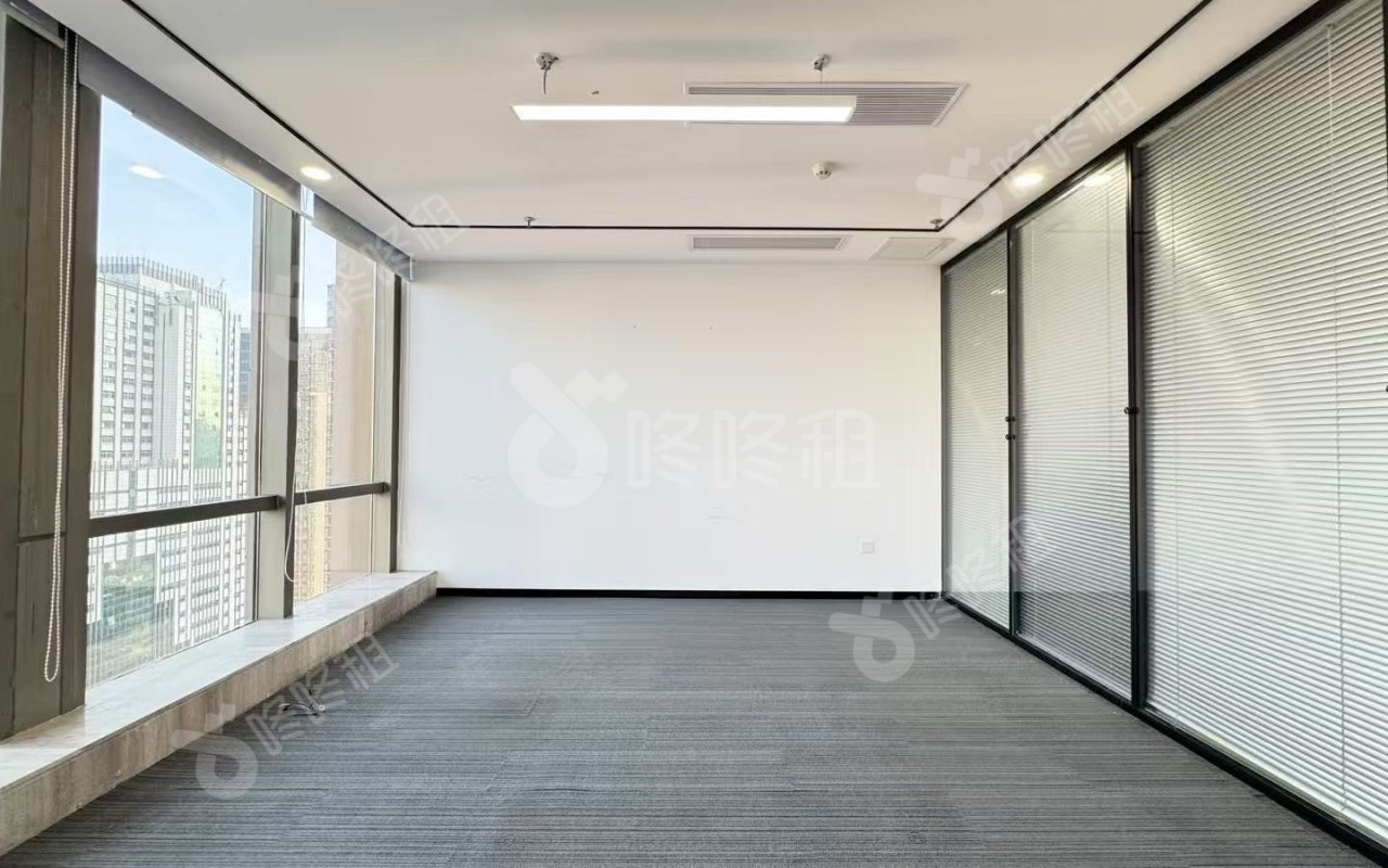 瀚森大厦_488平_精装_办公室隔间