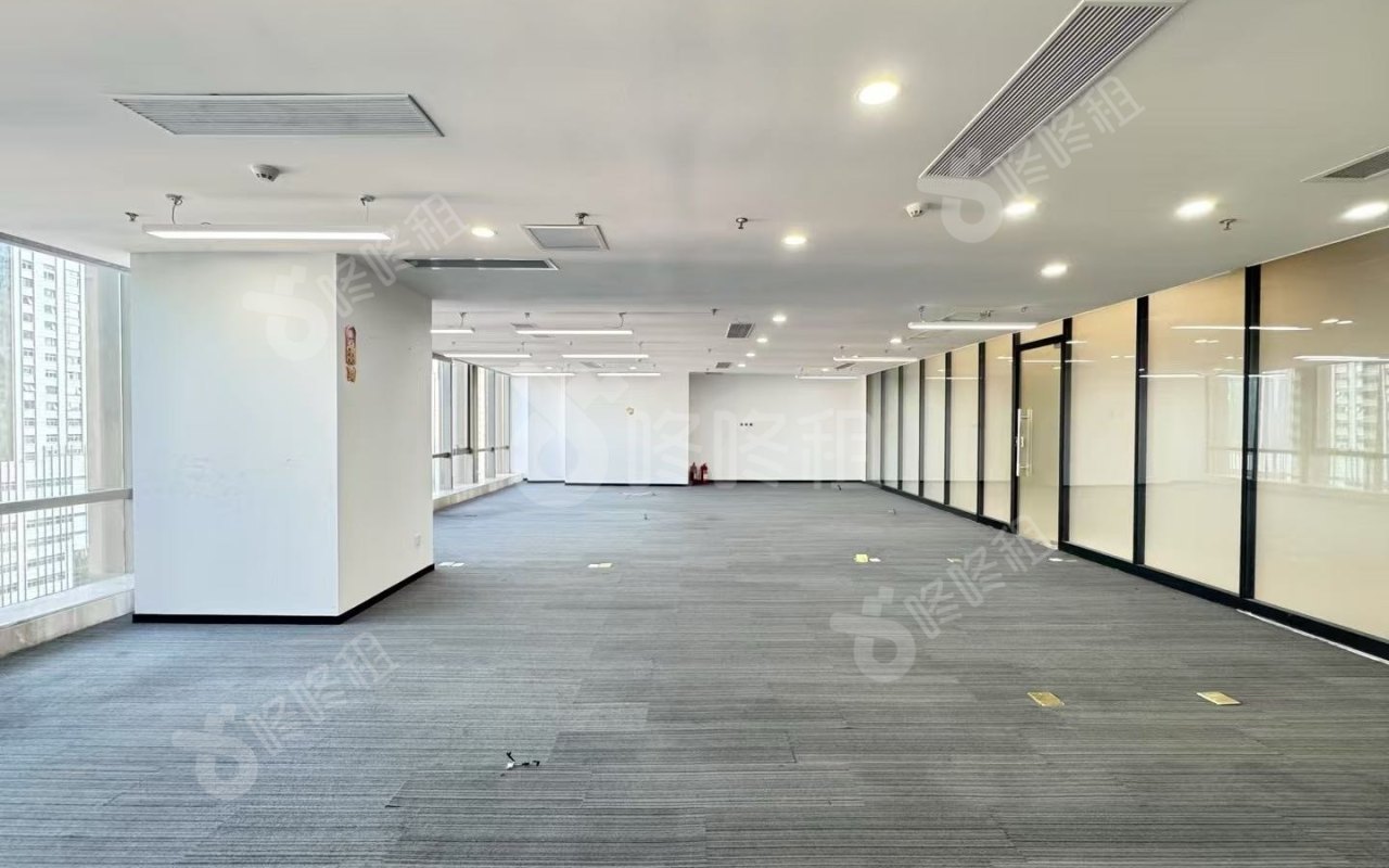 瀚森大厦_488平_精装_办公室开间
