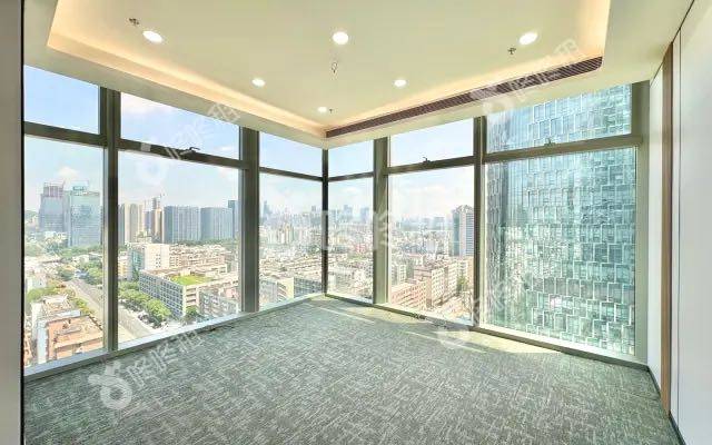 玺玥大厦_388平_精装_办公室隔间