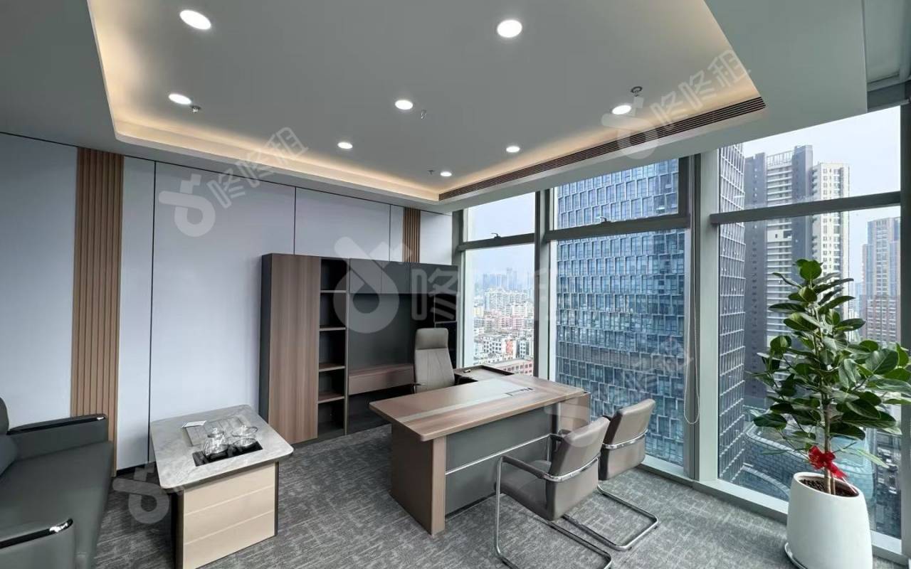 玺玥大厦_380平_精装_办公室隔间