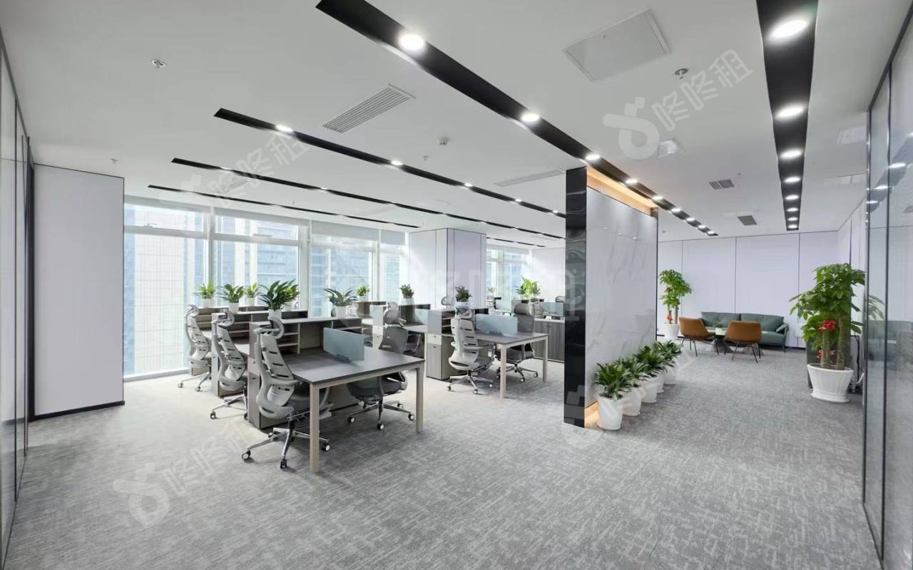 玺玥大厦_380平_精装_办公室开间