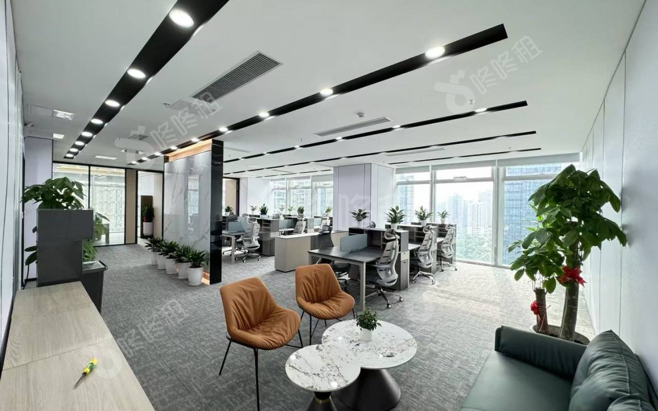 玺玥大厦_380平_精装_办公室开间