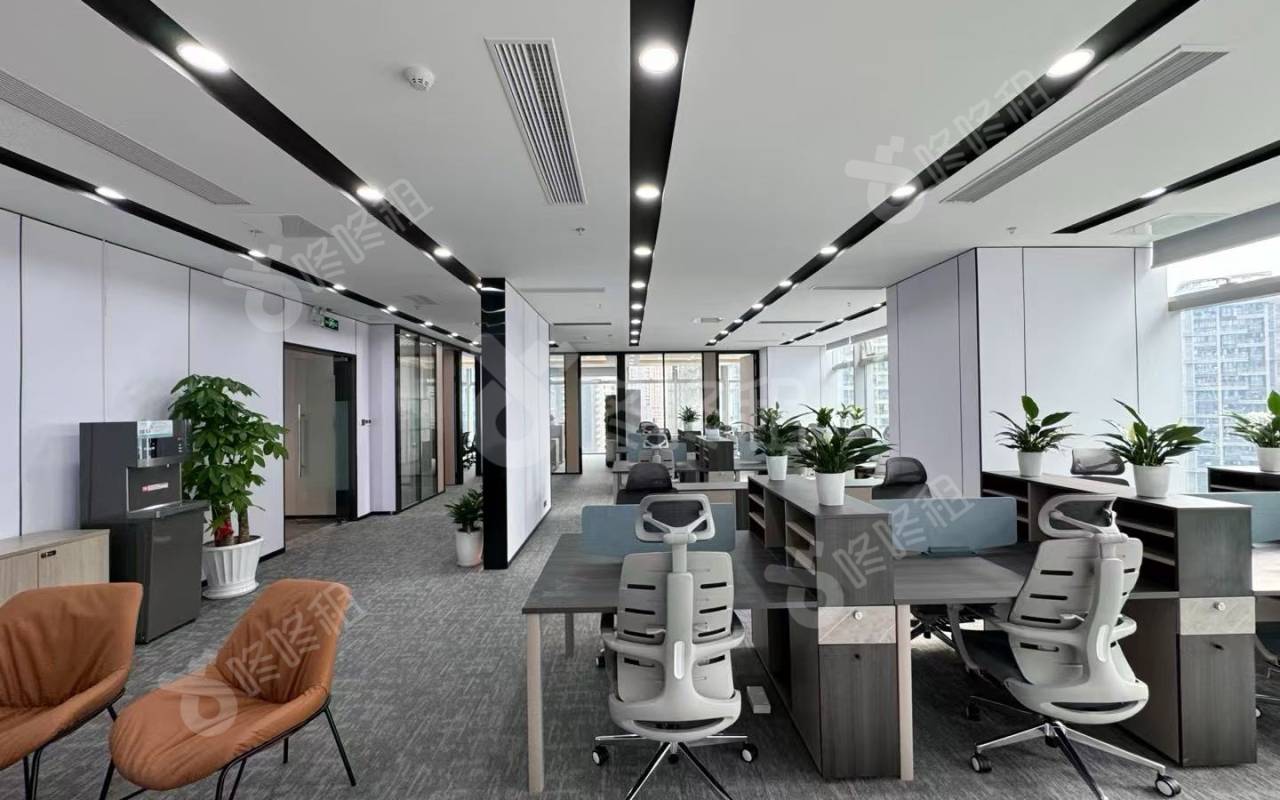 玺玥大厦_380平_精装_办公室开间