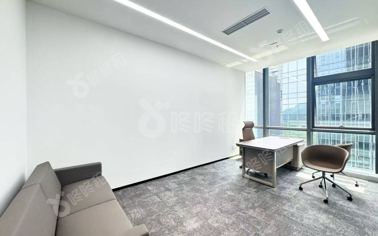 光峰科技大厦_200平_精装_办公室隔间