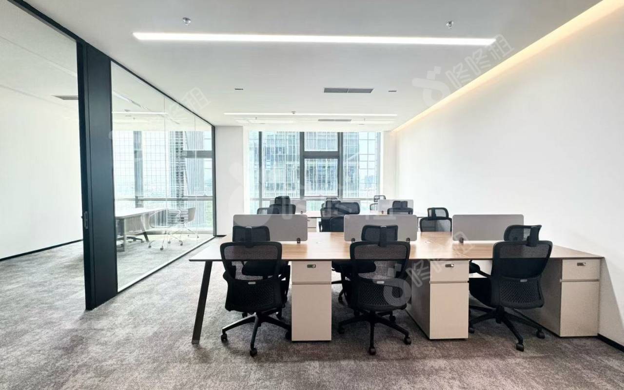 光峰科技大厦_200平_精装_办公室开间