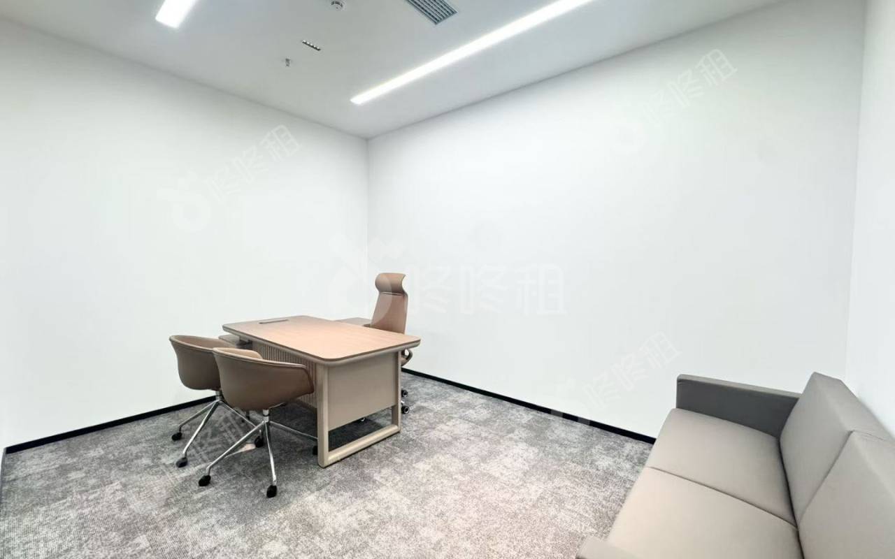 光峰科技大厦_200平_精装_办公室隔间