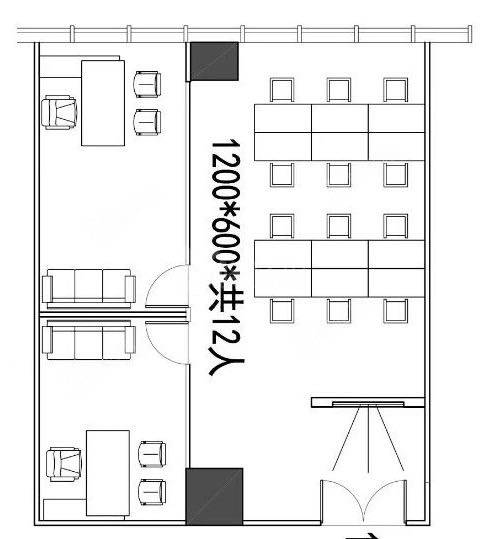 光峰科技大厦_200平_精装_户型图