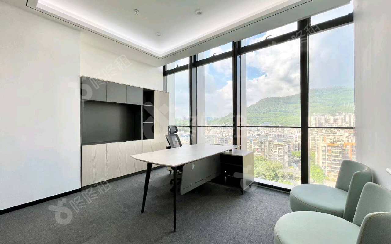 方大城_311平_精装_办公室隔间