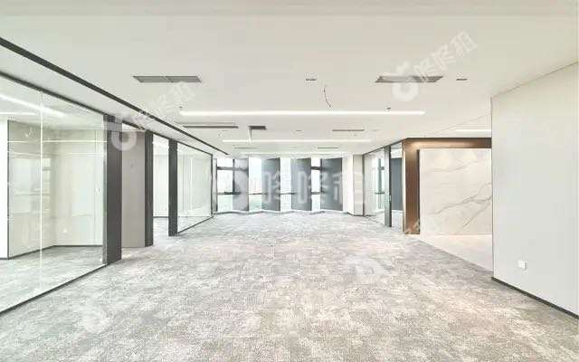 光峰科技大厦_200平_精装_办公室开间
