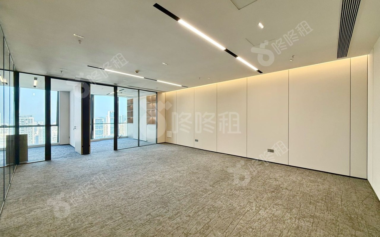 深圳湾科技生态园_128平_精装_办公室开间