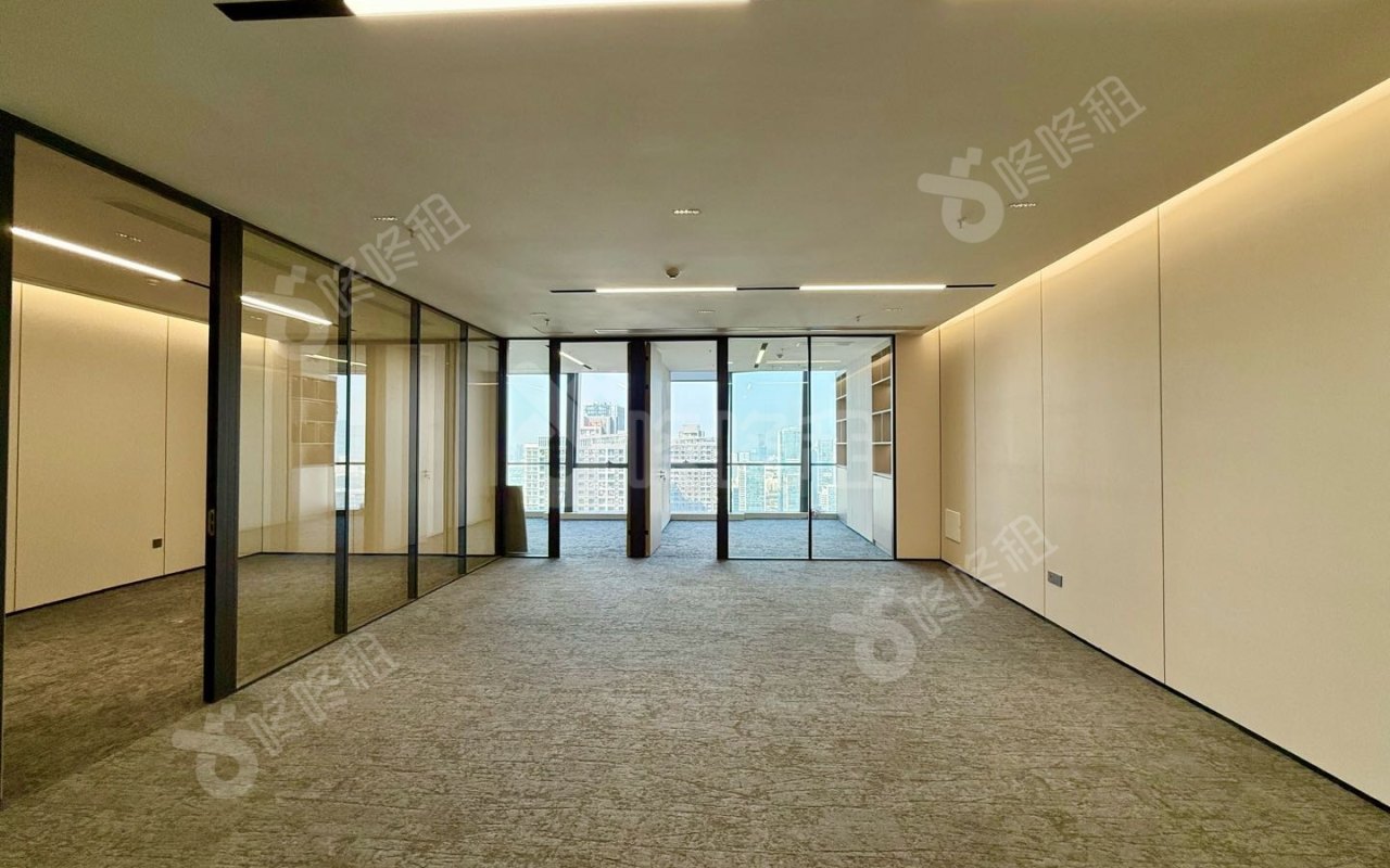 深圳湾科技生态园_128平_精装_办公室开间