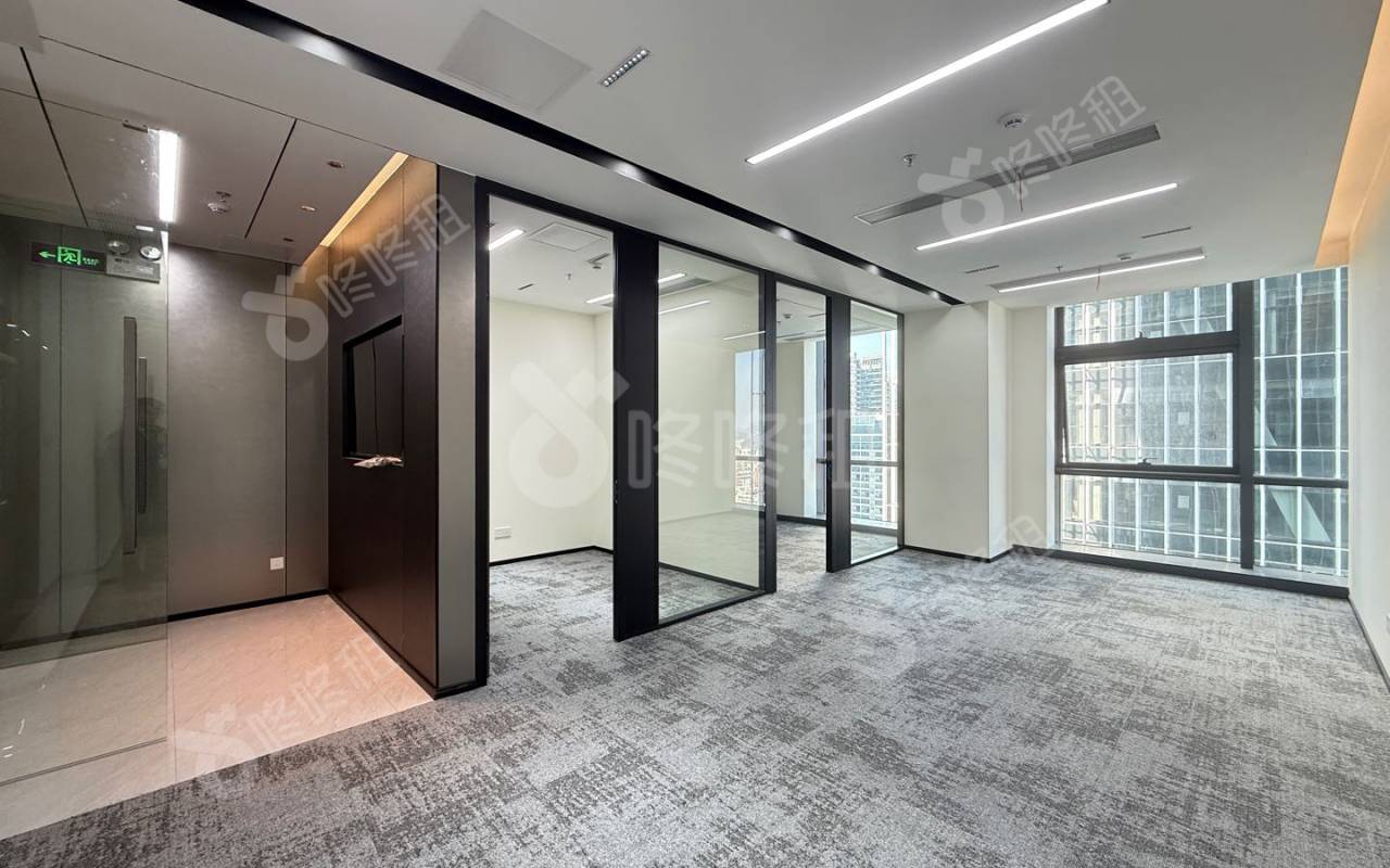 光峰科技大厦_119平_精装_办公室开间