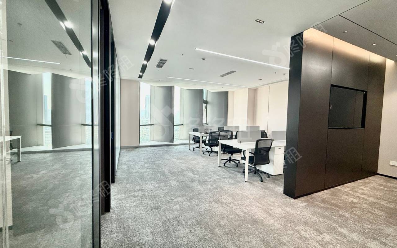 光峰科技大厦_150平_精装_办公室开间