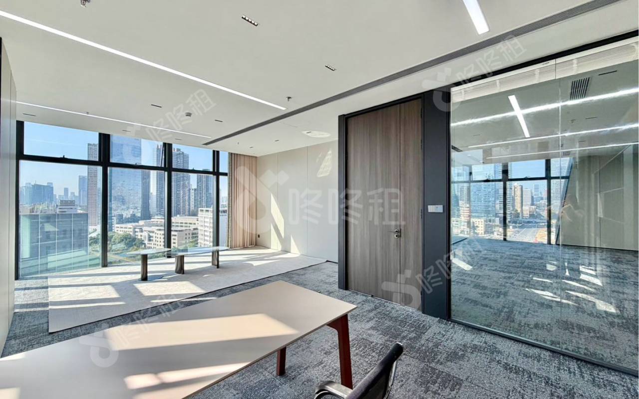 迅雷大厦_616平_豪装_办公室隔间