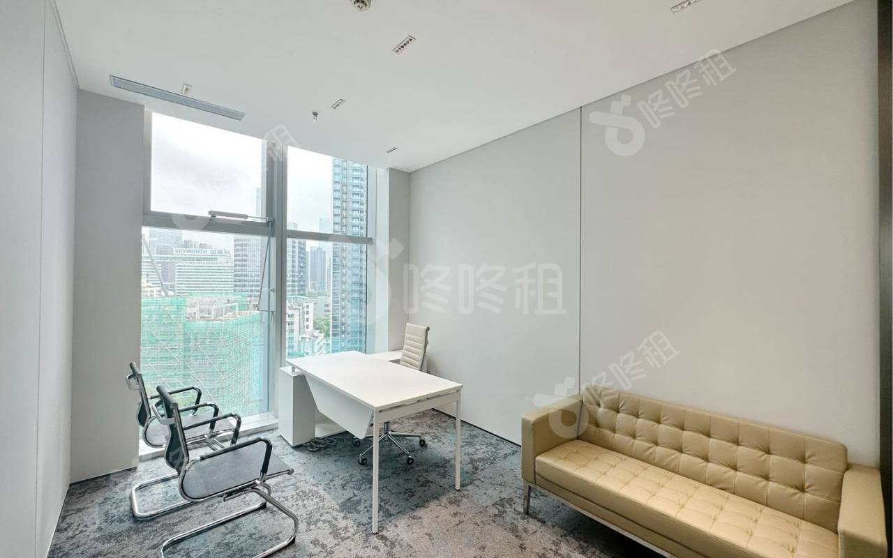 康泰创新广场_201.38平_精装_办公室隔间