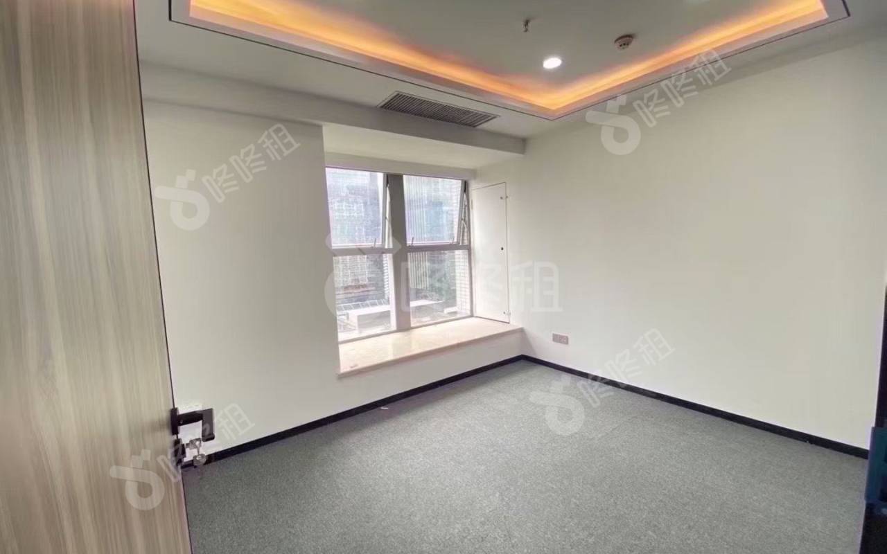 杭钢富春商务大厦_138平_精装_办公室隔间