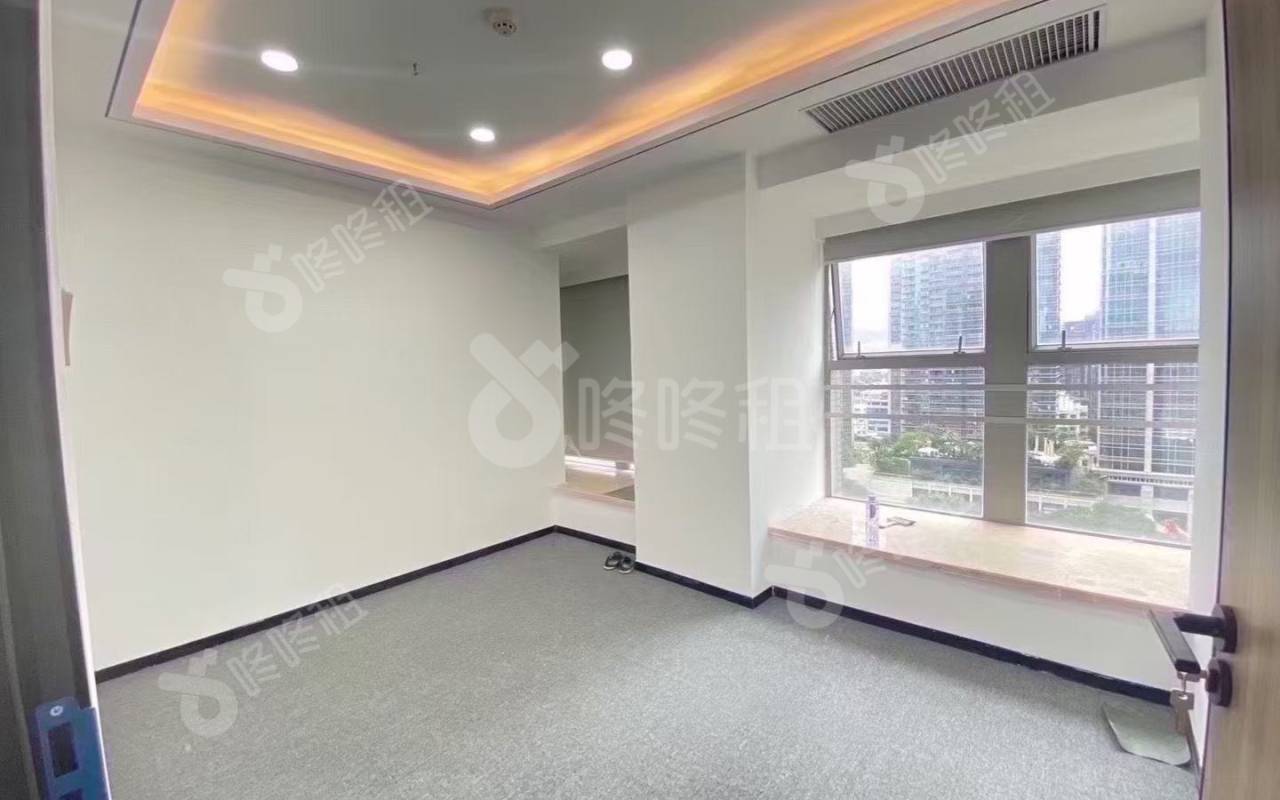 杭钢富春商务大厦_138平_精装_办公室隔间