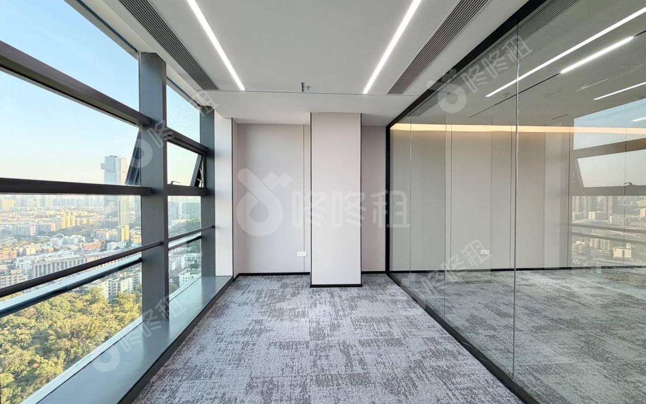 光峰科技大厦_251平_精装_办公室隔间