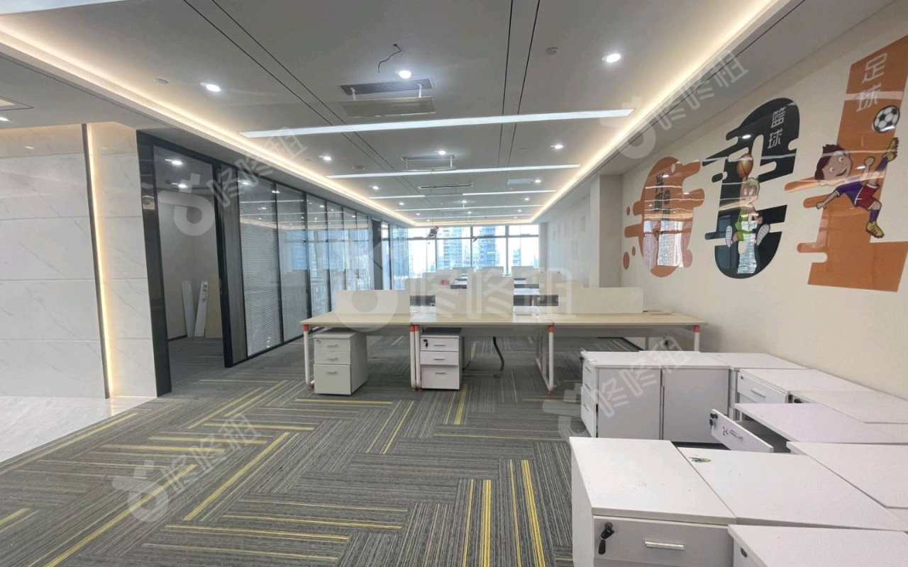 北邮科技大厦_489平_精装_办公室开间