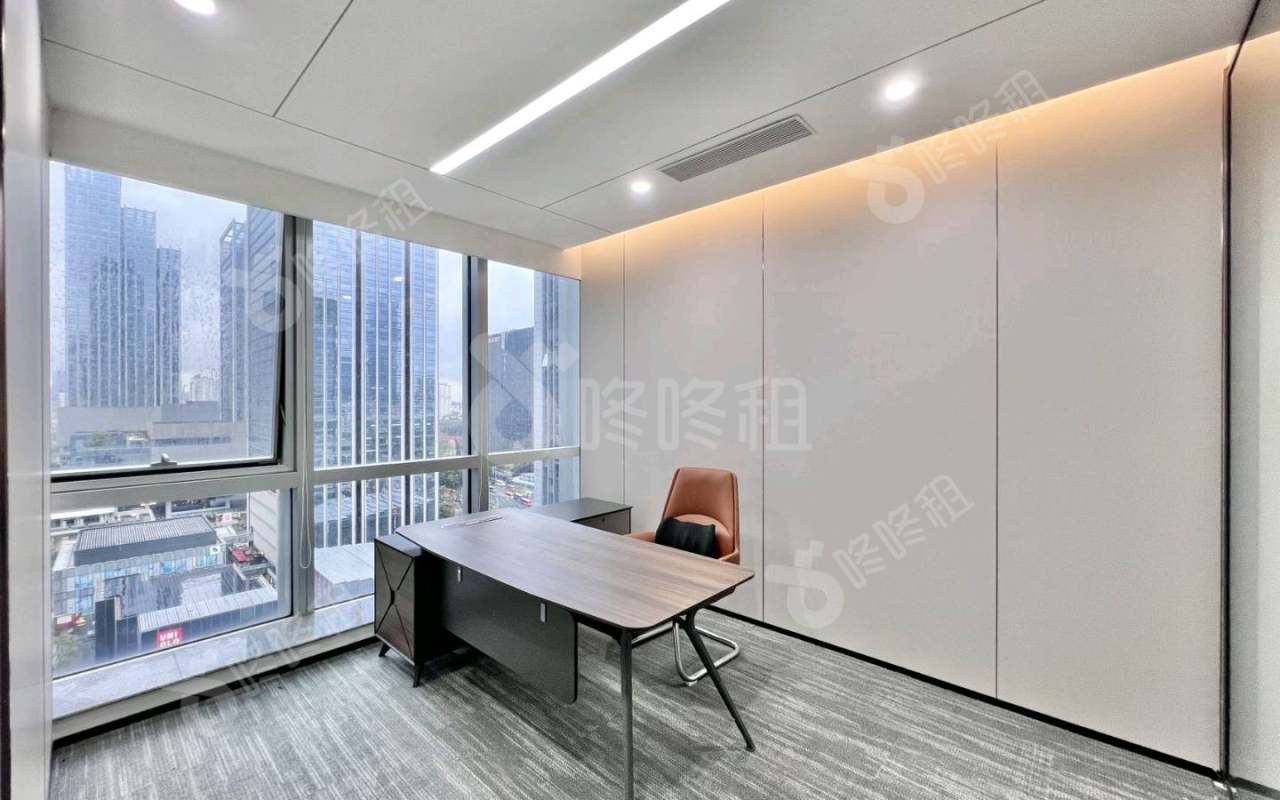 华润置地大厦_465平_精装_办公室开间