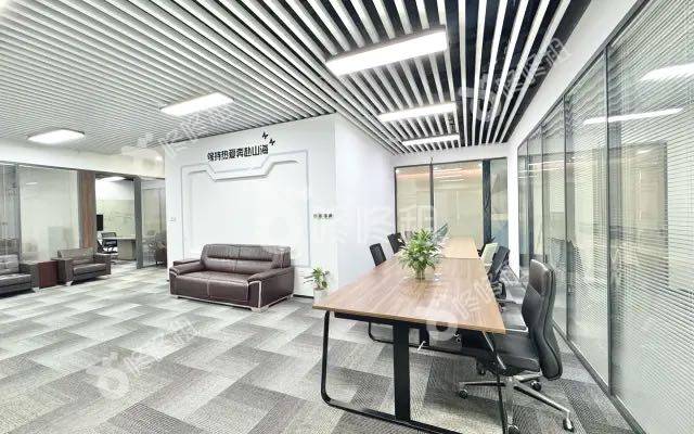 讯美科技广场_288平_豪装_办公室开间